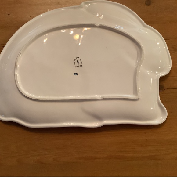 NEW! VINTAGE HALDON GROUP 1990 Bunny Serving Platter - Provence - Rare find. - Picture 6 of 8